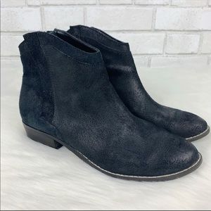 Dolce Vita Black Suede Ankle Booties